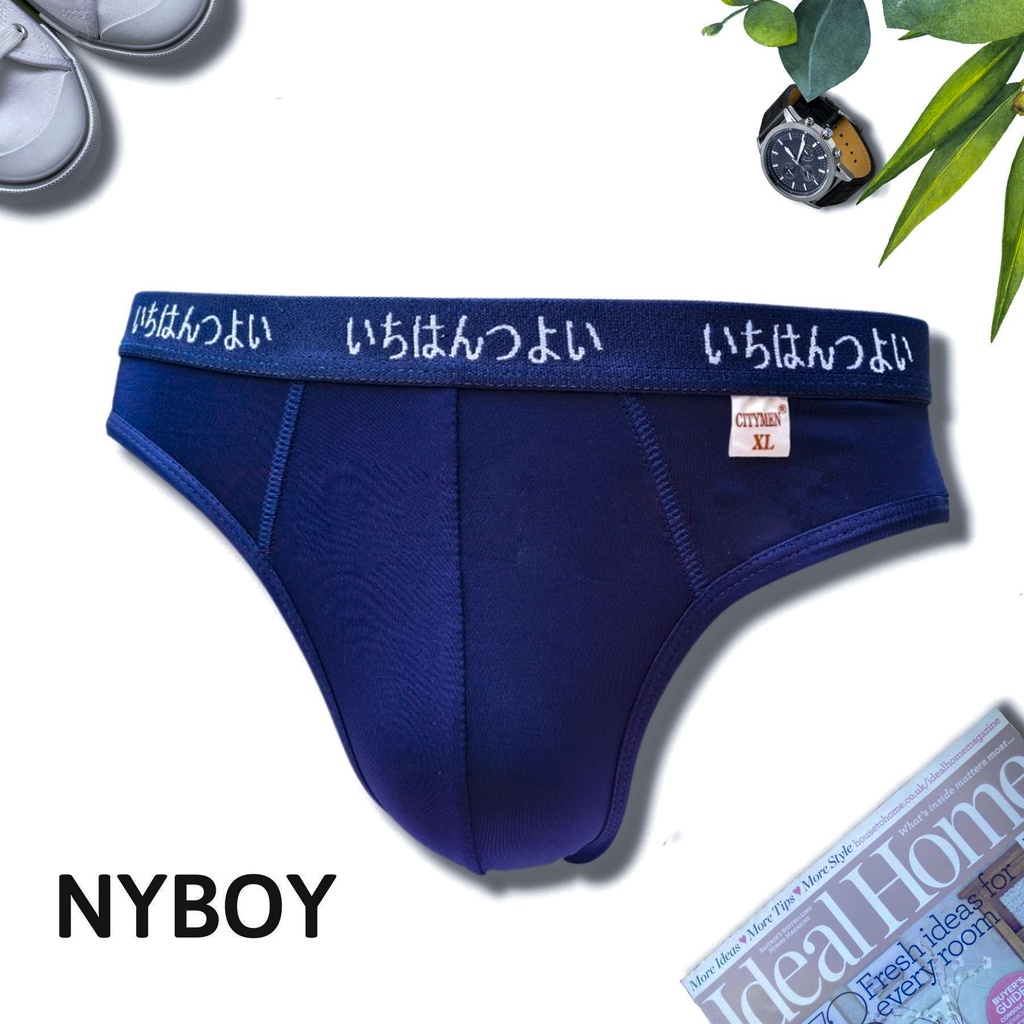 Quần Lót Tam Giác Nam Thun Lạnh Lưng Nhật Cao Cấp Đồ Lót Nam Co Dãn 4 Chiều