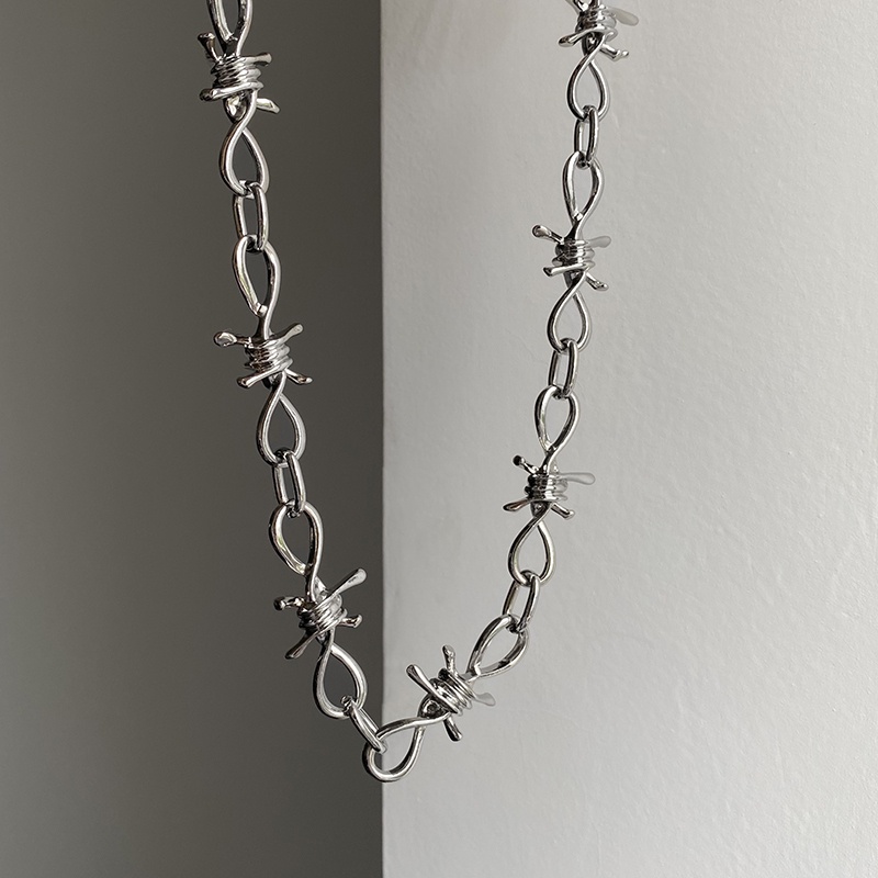 Vòng cổ Sợi Xích Gai Phong Cách Đường Phố Thời Trang Cá Tính