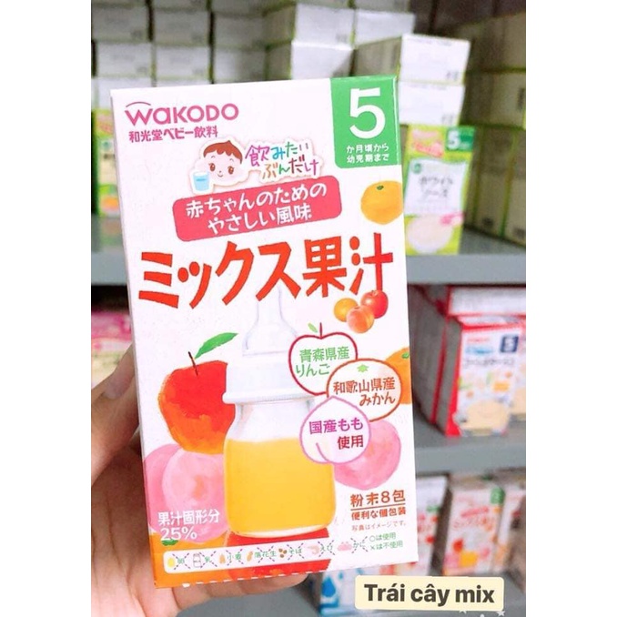 Trà Wakodo Cho Bé Vị Lúa Mạch Hoa Quả Điện Giải Trà Xanh Cho Bé Từ 1 Tháng Thơm Ngon Chống Táo Bón Tưa Lưỡi Date 2022