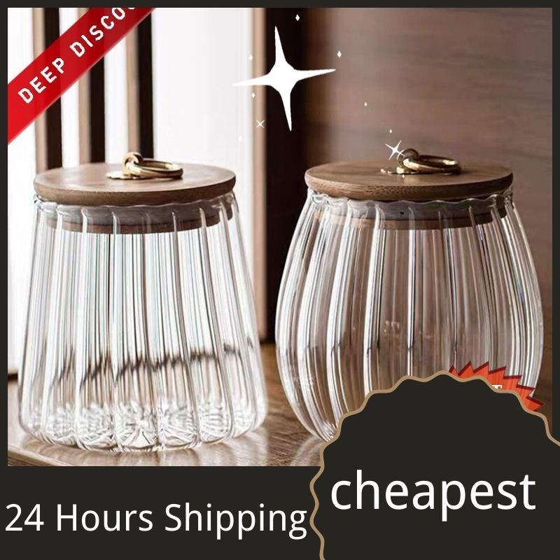 Lọ thủy tinh trong suốt đựng gia vị tiện dụng tùy chọn kiểu dáng