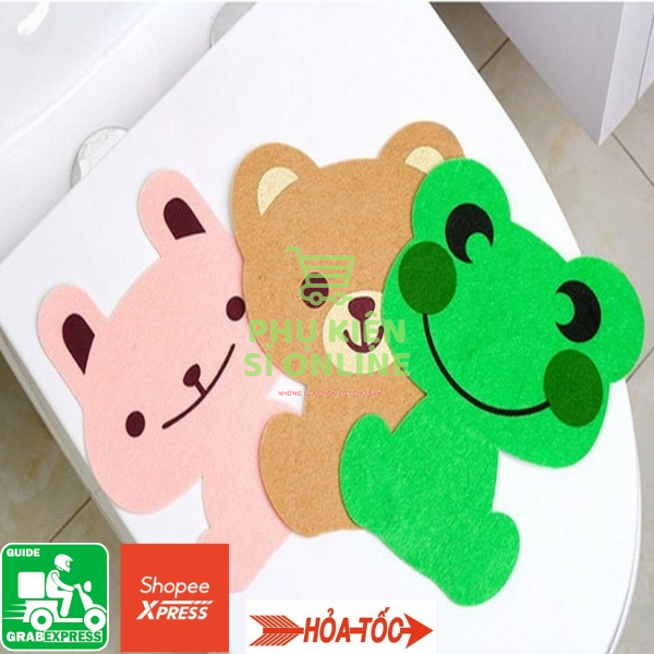 Miếng Dán Khử Mùi Nhà Vệ Sinh Than Hoạt Tính (Ếch-Chó-Gấu) Store4girls
