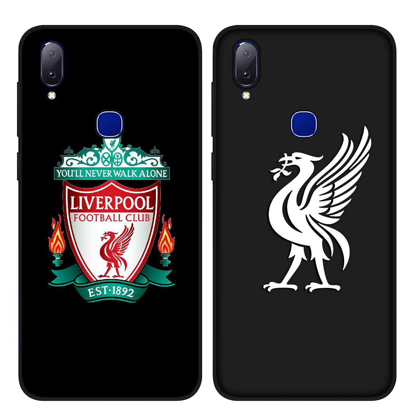 Ốp điện thoại silicon mềm hình logo Liverpool màu đỏ ngầu cho iPhone XR X XS Max 7 8 6 6s Plus + 6Plus 7Plus 8Plus