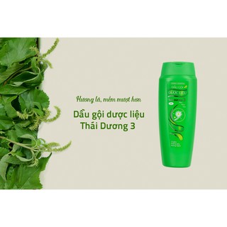 Dầu Gội Thái Dương 3 Hương Lá 200ml (Dược Liệu)