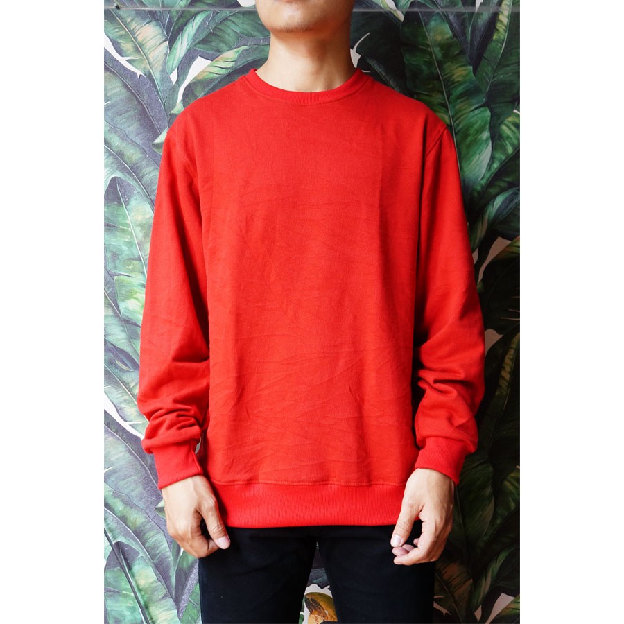 Áo Sweater ĐỎ TRƠN CỰC CHẤT_FOX | BigBuy360 - bigbuy360.vn