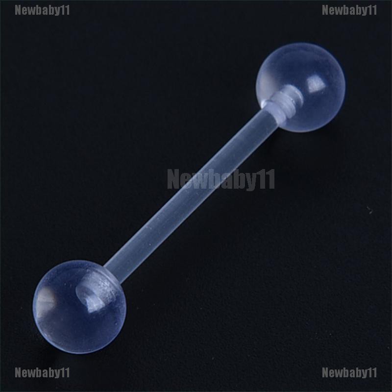 Set 9 Khuyên Rốn / Lưỡi / Môi / Rốn Màu Sắc Trong Suốt
