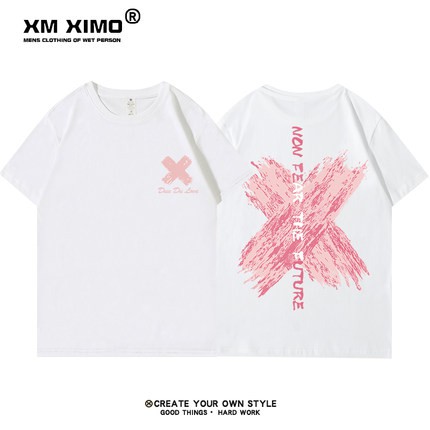 Áo thun ngắn tay XM XIMO in hình "Dấu X" áo phông