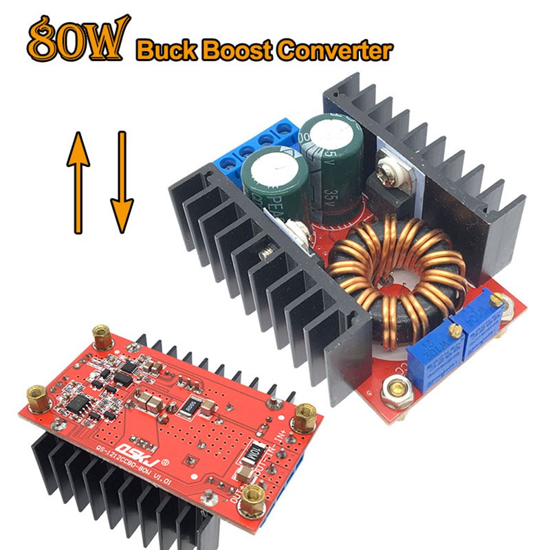 DC-DC 9-35 đến 1-35V 80W Chuyên nghiệp Step Up Down Module DC DC CC CV Buck Boost Converter 80W Buck Booster Power Supply Board