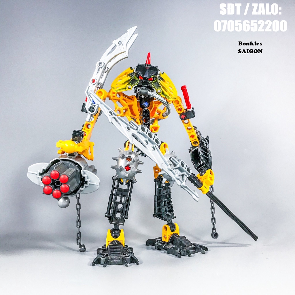 Đồ Chơi Mô Hình Vintage lắp ráp LEGO Bionicle: Toa Mahri Hewkii 8912 Chính Hãng Đan Mạch (2007)