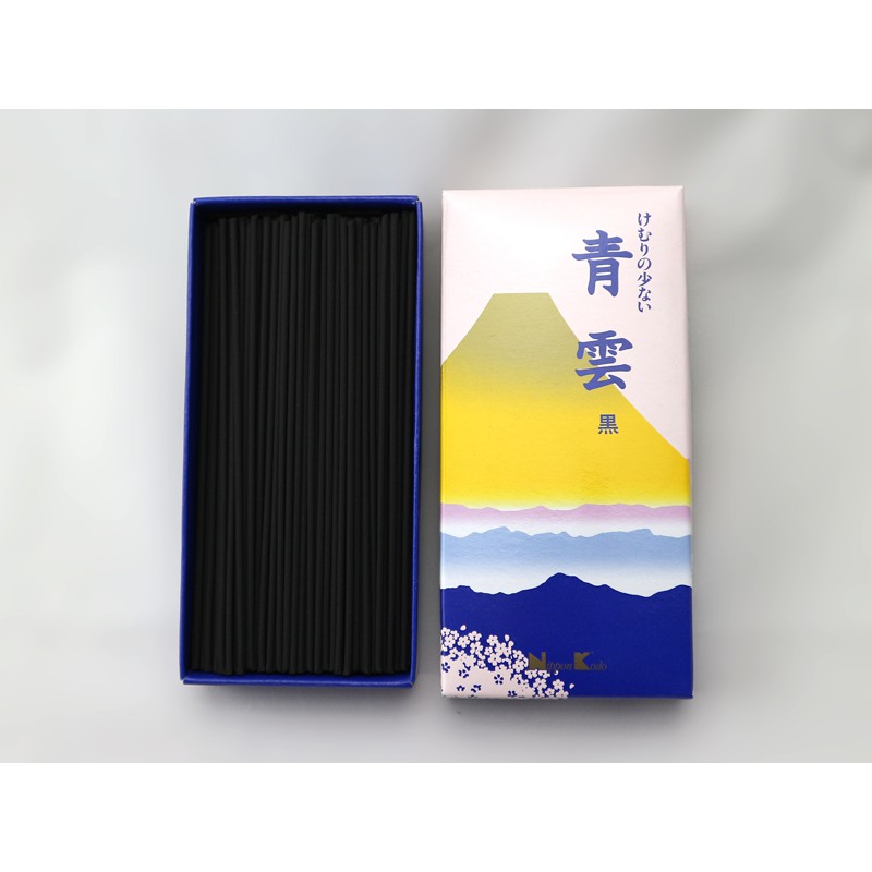 Nhang thơm Nhật Bản Seiun Black mùi ấm hoa cúc , Thanh hương thư giãn, khử mùi nhang sạch Nippon Kodo