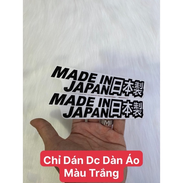 Tem Decal Logo Nhật Bản Hot Trend Tiktok Xe Tàu Hủ dán xe, vali, laptop, mũ bảo hiểm