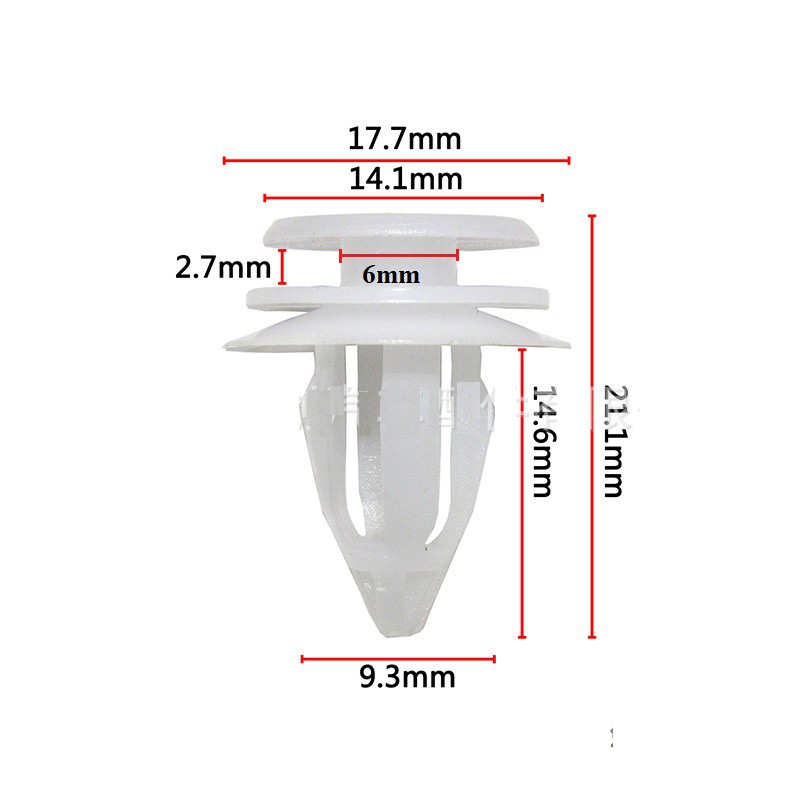 Vít nở nhựa chốt Tappi cửa Ô Tô - 10 cái (loại tốt)