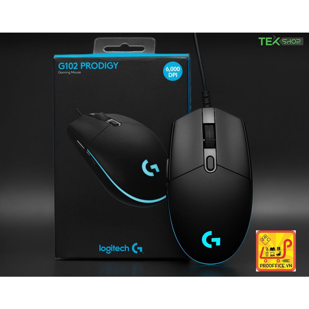 Chuột Gaming Máy Vi Tính LOGITECH G102 Led RGB Chuột Dây Game Thủ Chuyên Game Laptop Pc