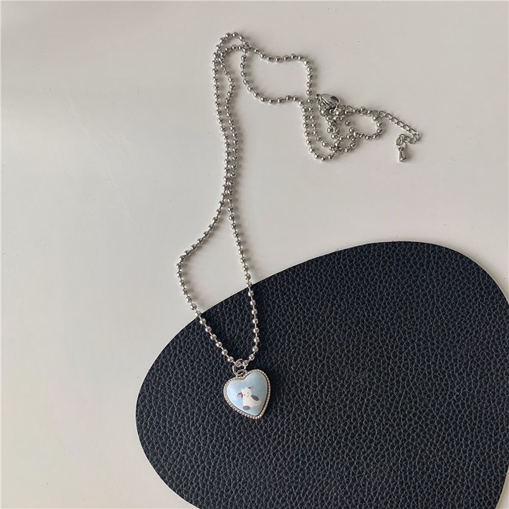 Vòng Cổ Choker Mặt Hình Trái Tim / Thỏ Dễ Thương Nhiều Màu Phong Cách Hàn Quốc Cho Nữ