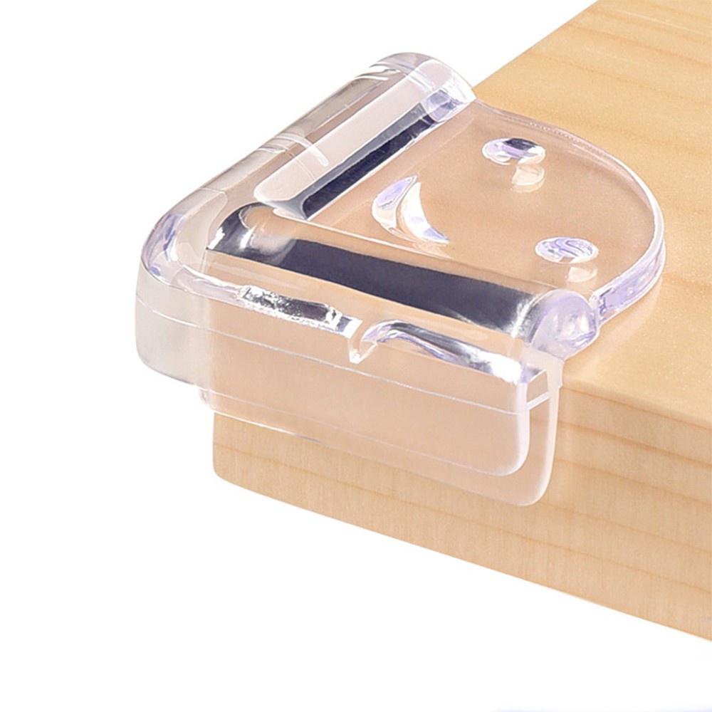 Miếng Silicon Bọc Cạnh Bàn, Bịt Góc Bàn TRONG SUỐT - Tránh Va Đập Cho Bé