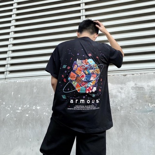 Áo Armous Rubik's Dream Black Tee Tay Ngắn