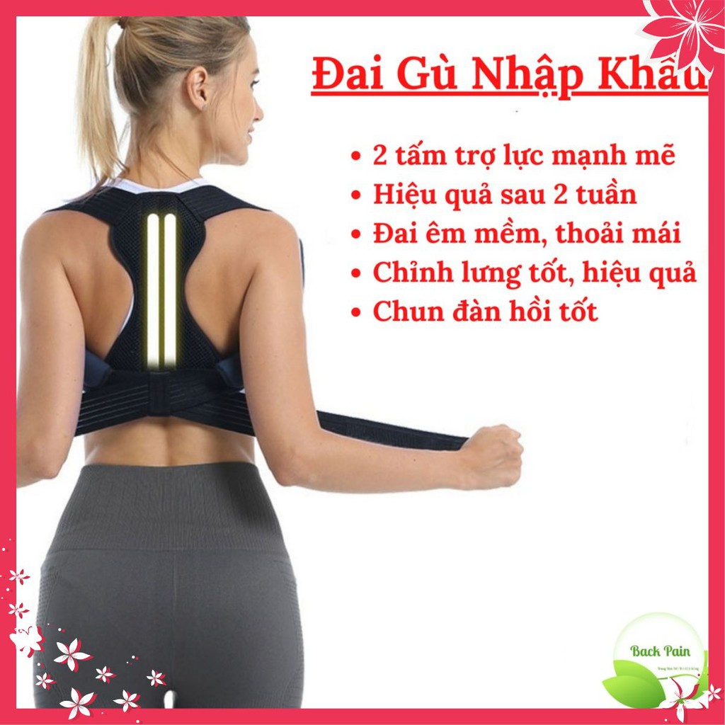 Đai Chống Gù Lưng Người Lớn Cho Cả Nam Và Nữ - ĐG Nẹp Sắt