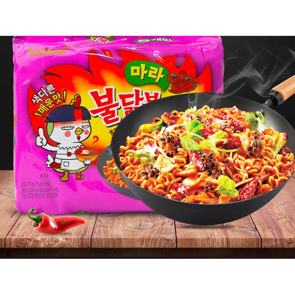 [Mã 66FMCGSALE hoàn 8% đơn 500K] Mì cay Samyang Hàn Quốc 140gr đủ vị