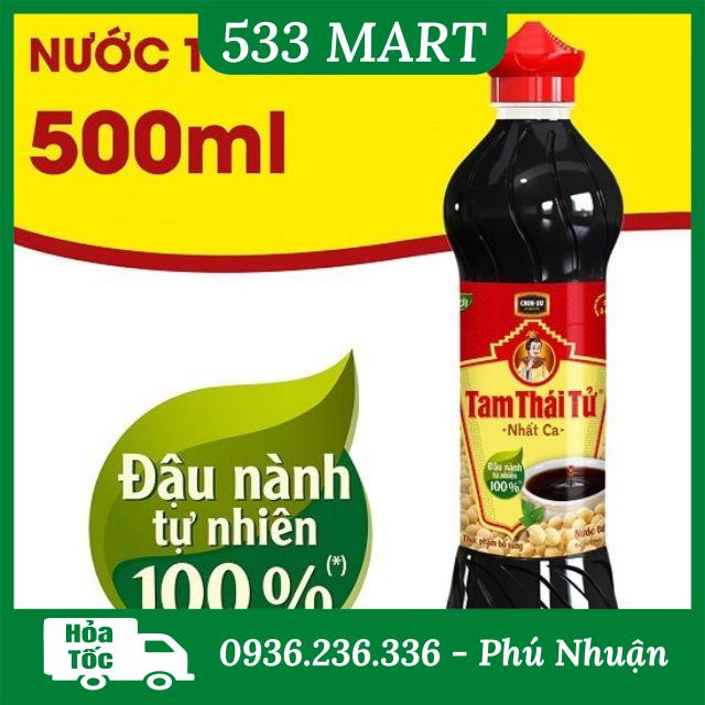 Nước tương Chin-Su Tam Thái Tử Nhất Ca chai 500ml