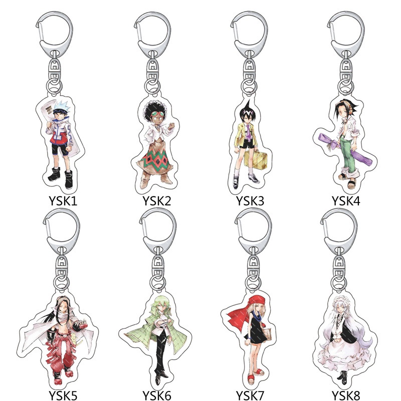 Móc Khóa Acrylic Hình Nhân Vật Hoạt Hình Yoh Asakura Anna Kyoyama Hao Asakura Hana Usui Chocolove Mcdonell