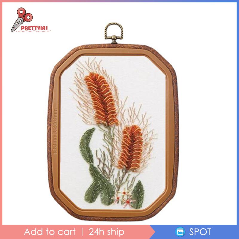 Set 3 Khung Đứng Thêu Tranh Nghệ Thuật Thủ Công Trang Trí Nhà Cửa