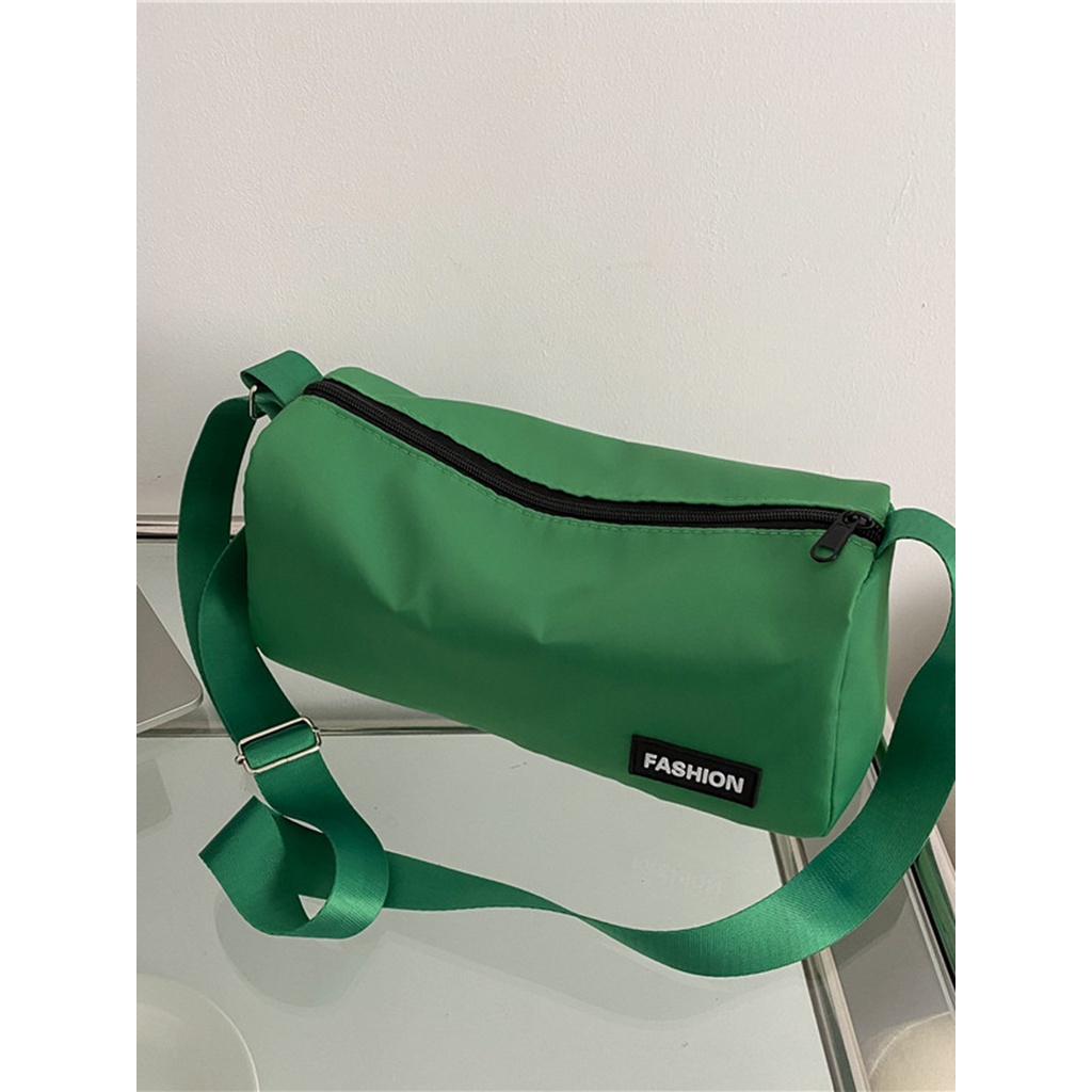 Túi Đeo Vai Hình Trụ Vải Oxford Sức Chứa Lớn Thời Trang Xuân Hè 2022