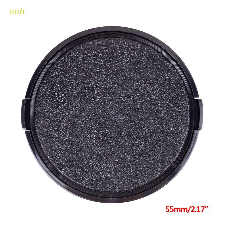 Nắp đậy ống kính máy ảnh bằng nhựa 55mm cho Sony Canon Nikon Pentax DSLR