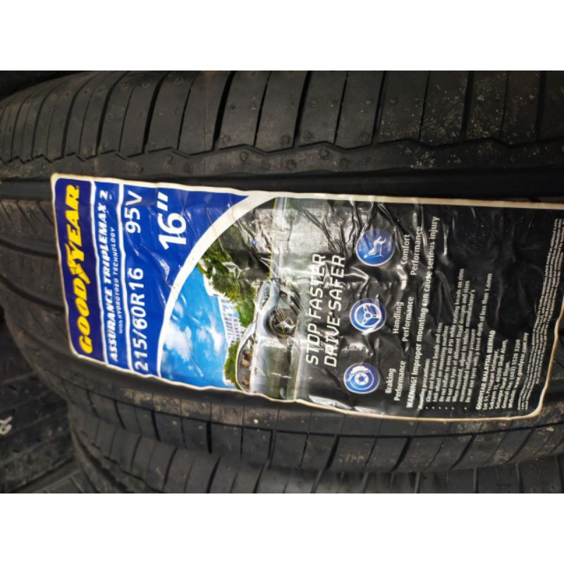 Lốp 215/60r16 goodyear mới THANH LÝ GIÁ RẺ