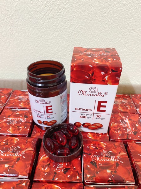 Viên uống Vitamin E 400mg Mirrolla Nga | BigBuy360 - bigbuy360.vn