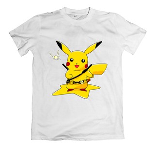 Áo thun in hình ngộ nghĩnh về pikachu