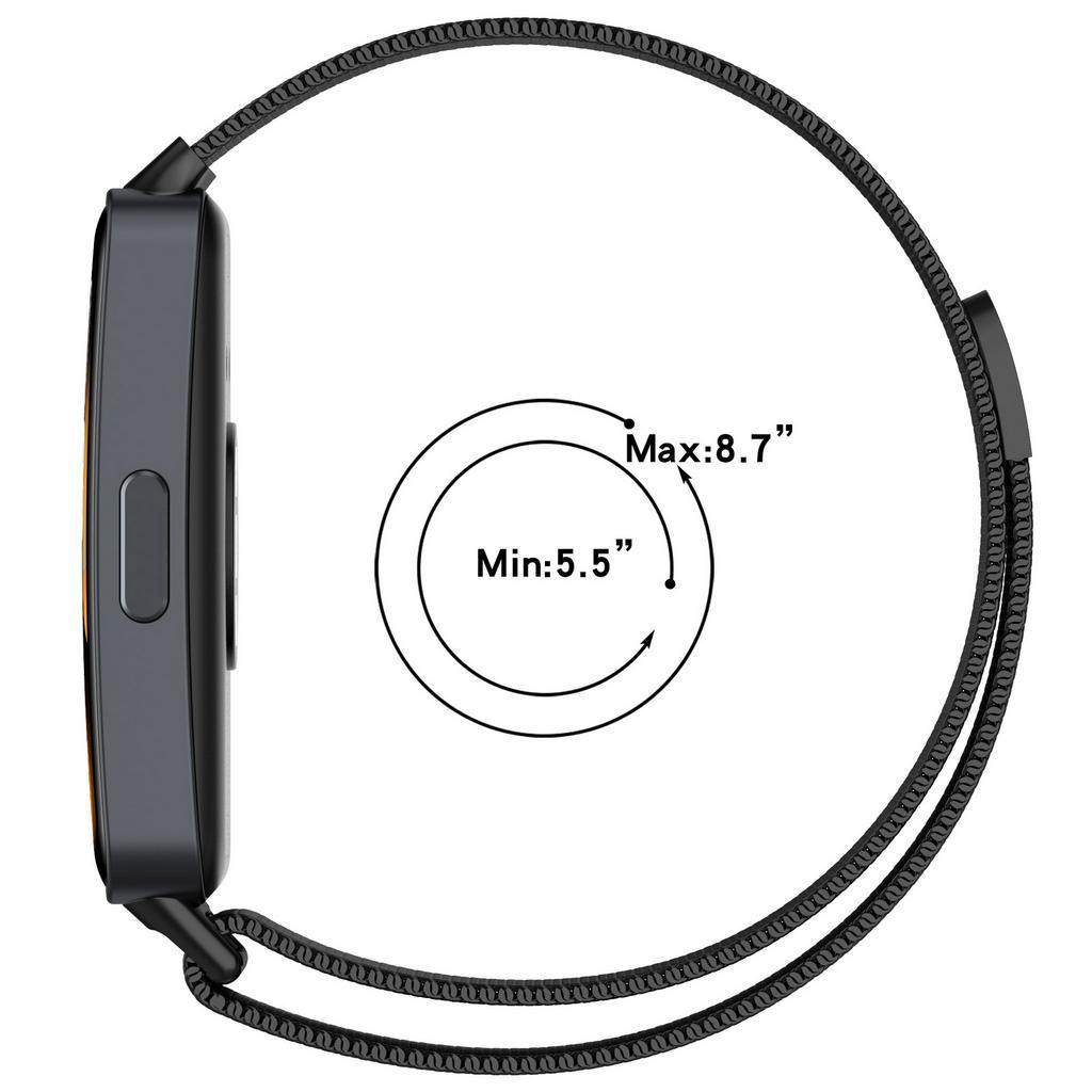 Dây Đeo Thay Thế Bằng Thép Không Gỉ Từ Tính Cho Huawei Band 8 7 Hawei Band8