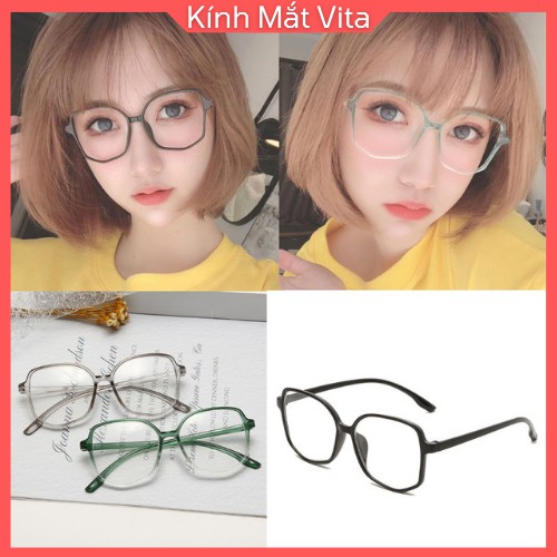 Gọng Kính Cận Nữ Shopvita Gọng Kính Tròn Lục Giác Hàn Quốc Trẻ Trung - Cá Tính - Thời Trang -vt5