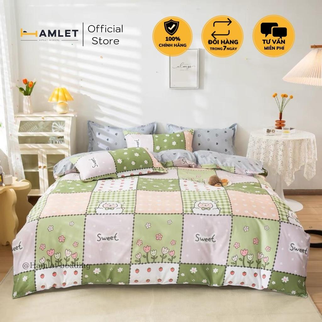 Bộ chăn ga gối Hamlet Cotton Poly hoa lá cành mẫu Hot cập nhật liên tục