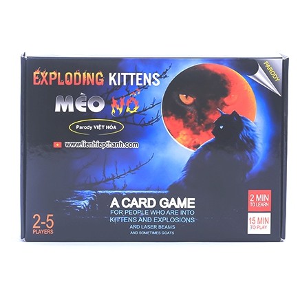 Bài Mèo nổ Exploding Kittens Việt hóa