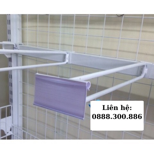 Tem cài nhựa pvc gắn  sản phẩm, nẹp nhựa siêu thị, nẹp nhựa quảng cáo, nẹp nhựa hiển thị giá bán