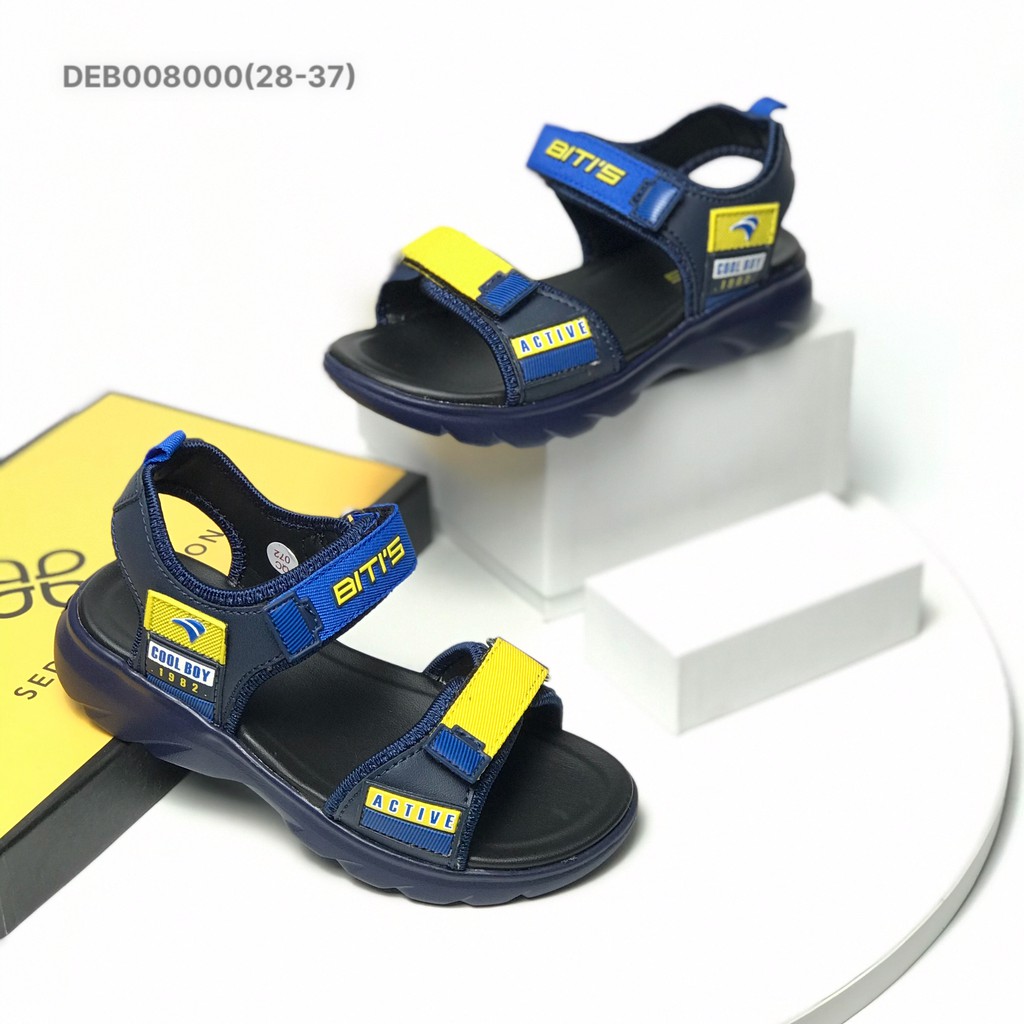 Sandal bé trai 28-37 ❤️FREESHIP❤️ Dép quai hậu học sinh BlTIS Coolboy đế siêu nhẹ DEB008000