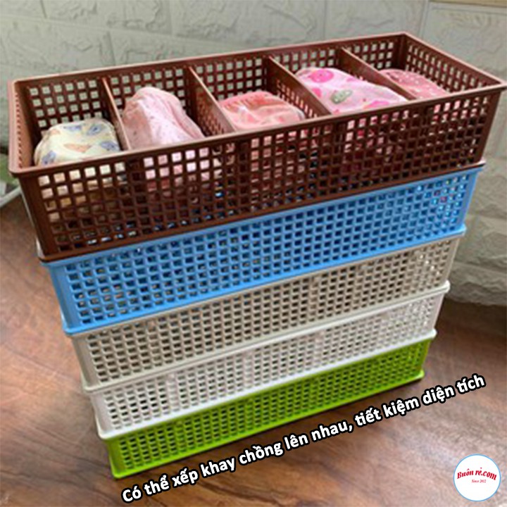 Khay Nhựa 5 Ngăn Song Long Tiện Dụng (MS:2797) 00799