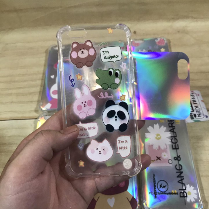 Ốp Lưng iPhone 11 Chống Sốc Hình Dễ Thương Phản Quang