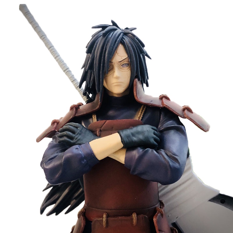 Mô Hình Nhân Vật Uchiha Madara Trong Naruto Shippuden Bằng PVC Cao 30cm 2 Đầu