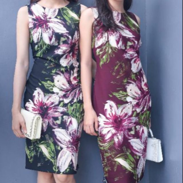 Đầm nữ CK in hoa dáng ôm body🌸