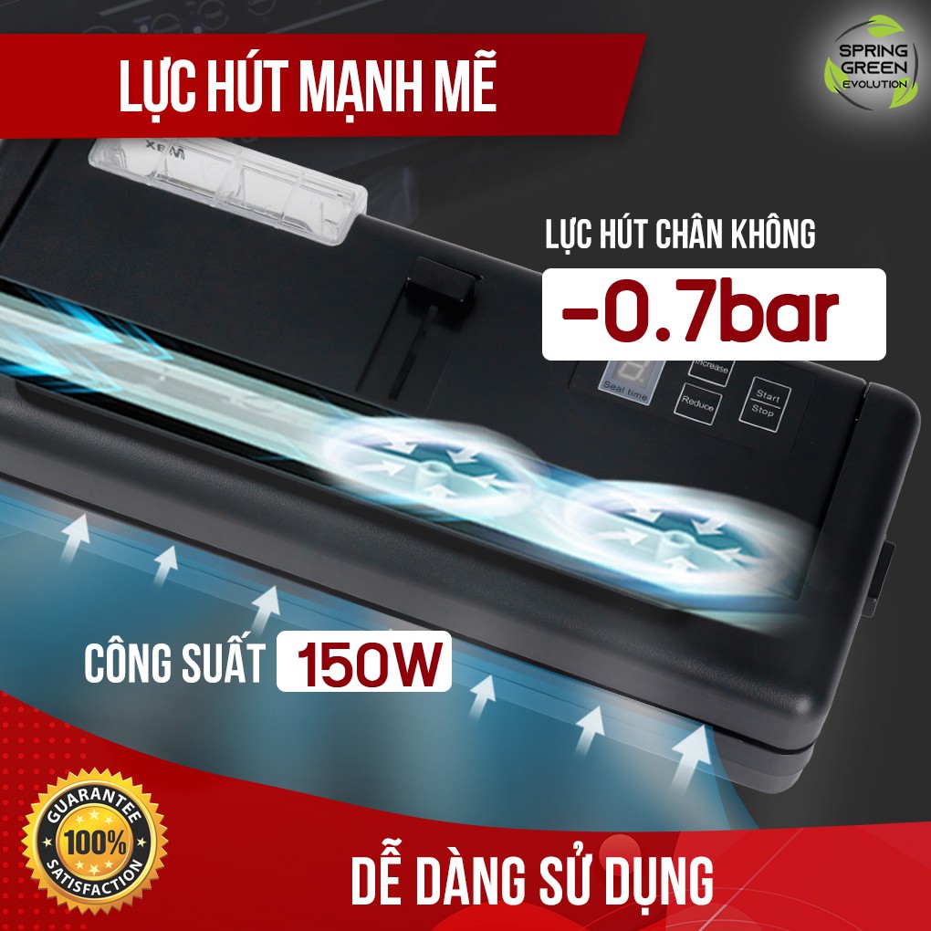 Máy Hút Chân Không VC-ECO. Hút Mọi Loại Túi, Không Lo Kén Túi, Hút Được Nước. Hàng SGE Thailand Chất Lượng Cao Số 1 !!