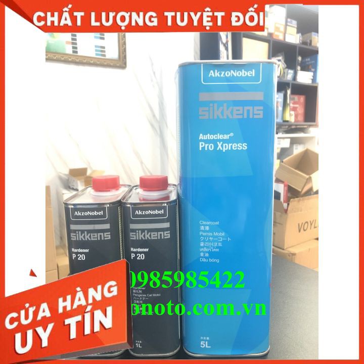 7 lít Dầu bóng 2K nhập khẩu Sikkens  Keo bóng cao cấp SONQUANGPHU422