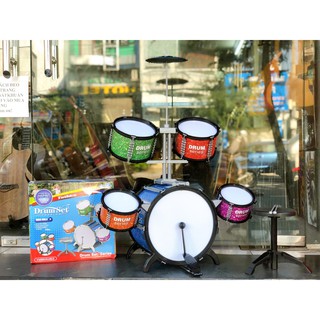 Bộ trống jazz đồ chơi cho các bé đủ màu sắc