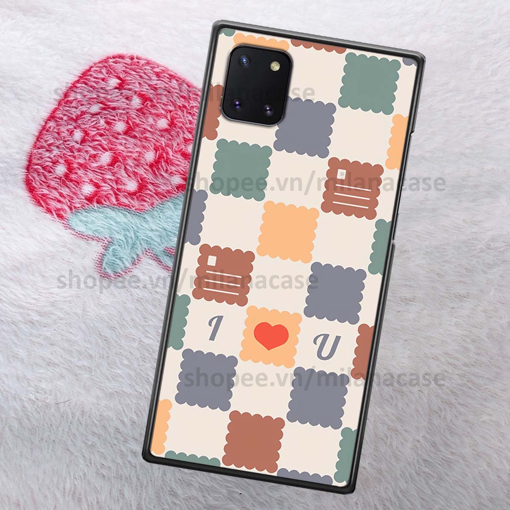 Ốp Samsung Note 10 Lite caro họa tiết nhiều màu sắc siêu đẹp thời trang cá tính