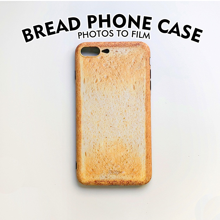 Ốp điện thoại chống sốc in hình bánh mì thích hợp cho iPhone 11 7 8 6splus 12pro XR XSmax 13promax