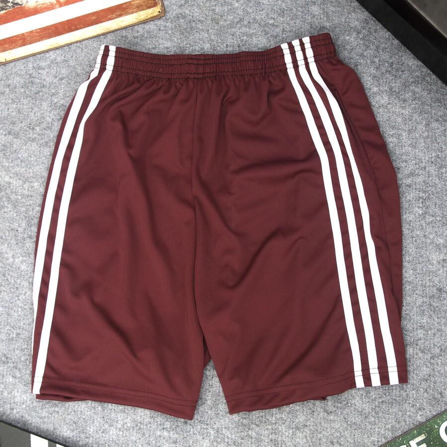 Quần Đùi Nam 3 Sọc Quần Short nam vải thun 3 sọc thể thao mặc nhà