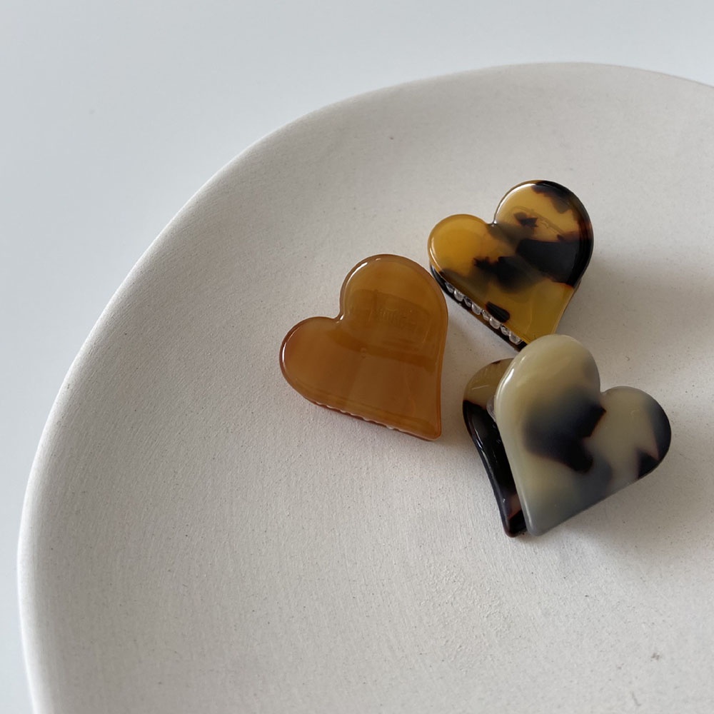 Kẹp Tóc Càng Cua Hình Trái Tim Nhỏ 2.5cm Cho Bé Gái