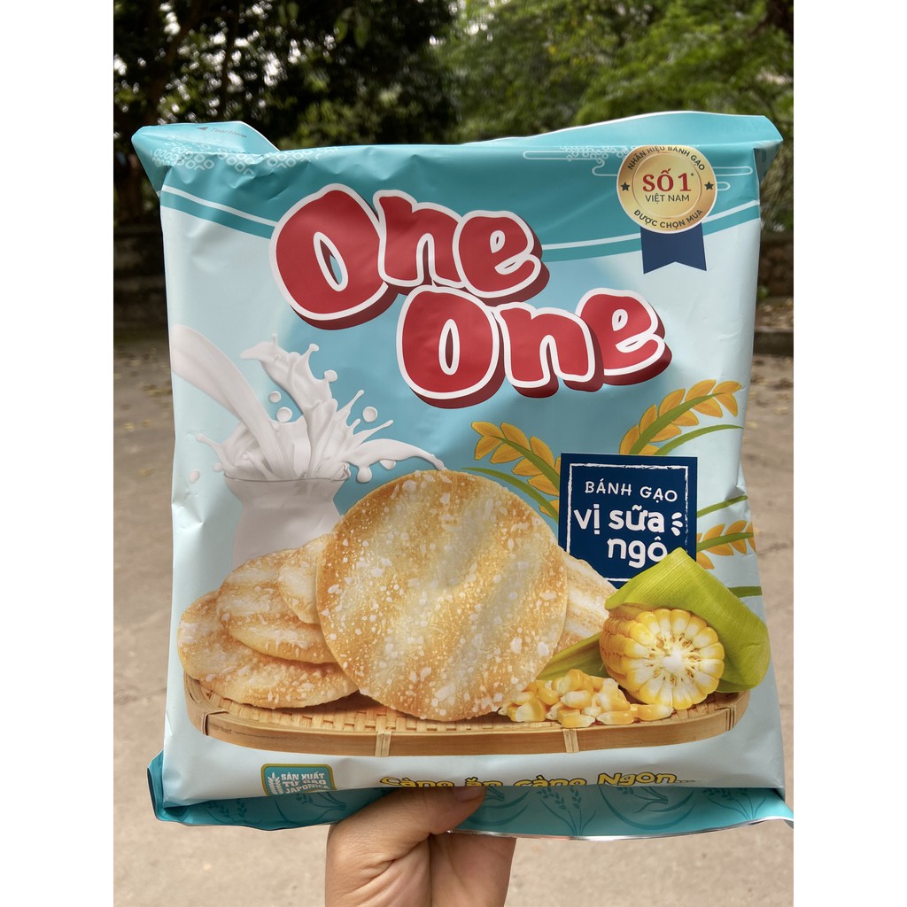 BÁNH GẠO ONE ONE VỊ SỮA NGÔ 149G