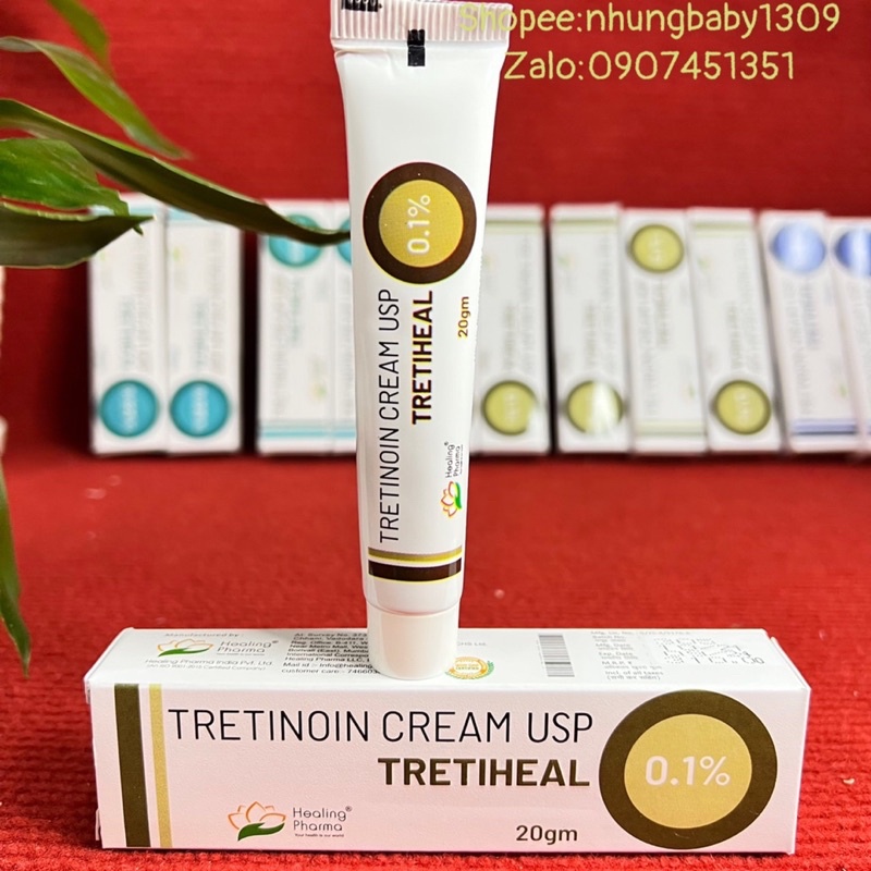 Kem tretinoin TRETIHEAL giảm mụn chống lão hoá