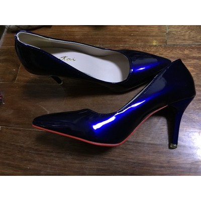 Giày cao gót/Giày nữ, sexy, mũi nhọn, da bóng, gót nhỏ, phong cách Hàn Quốc, dễ kết hợp