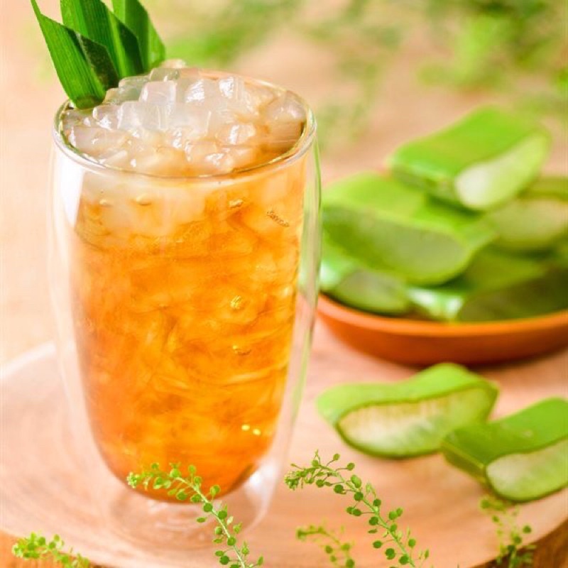 Thạch nha đam Trendy 1kg thơm, giòn, tỉ lệ hạt cao chuyên dùng trong pha chế trà chanh, trà hoa quả